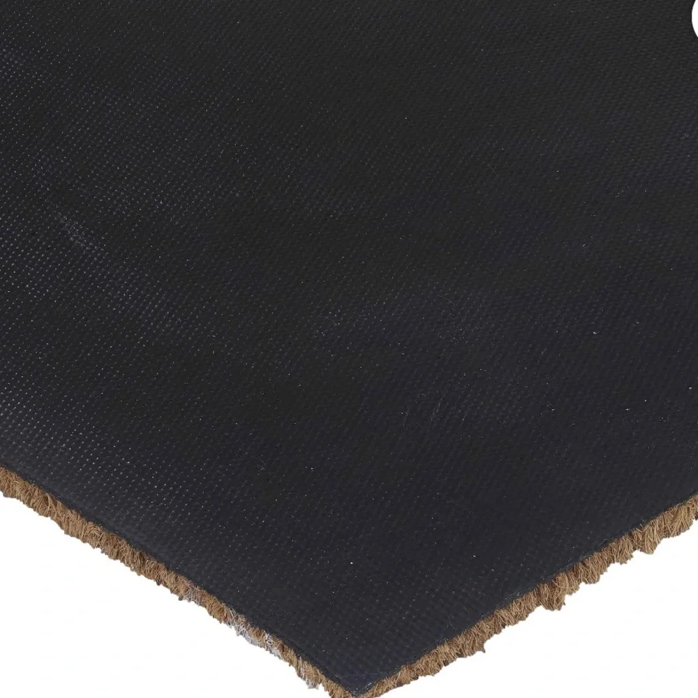 My Texas House Multi Block Floral Outdoor Coir Mat, 28”x30”